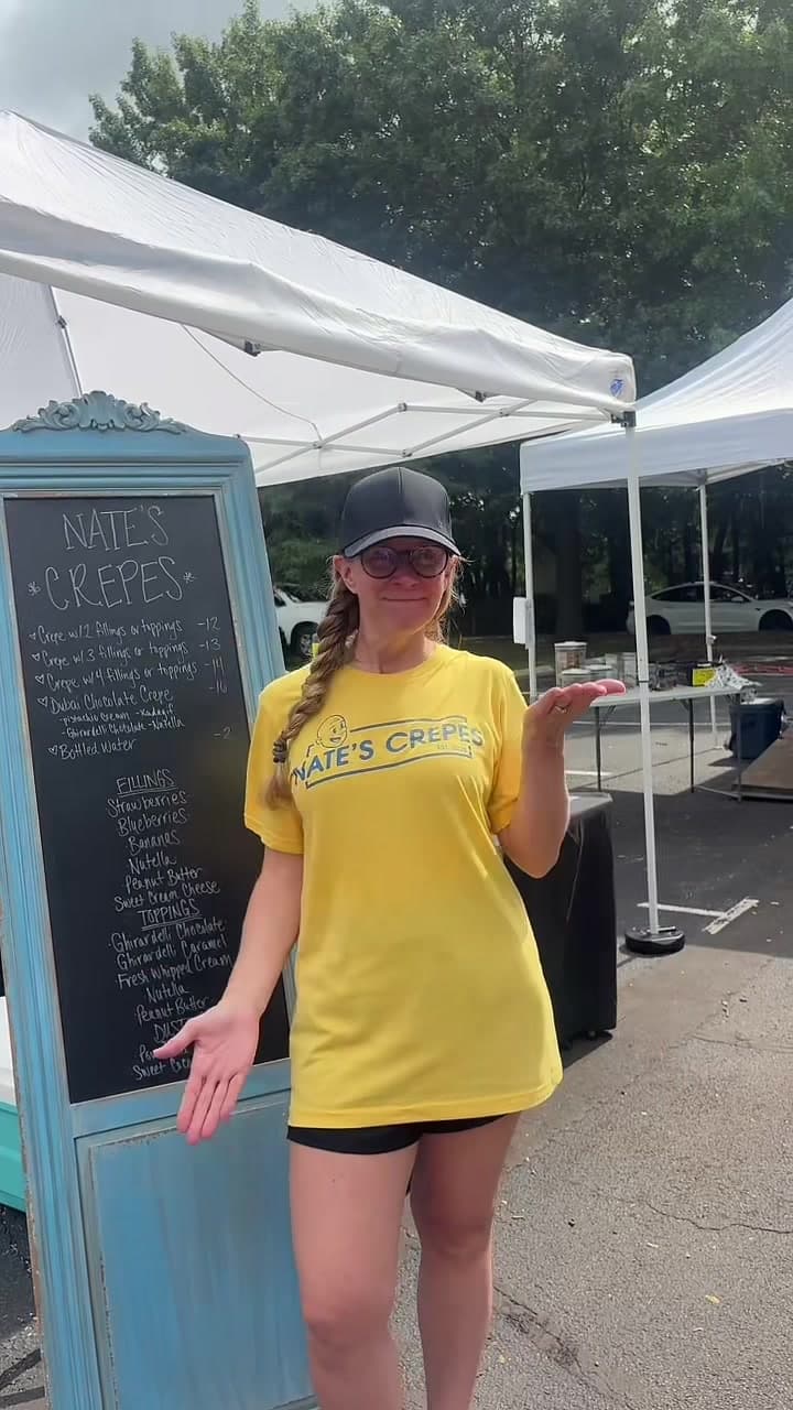 Come grab a crepe at the market