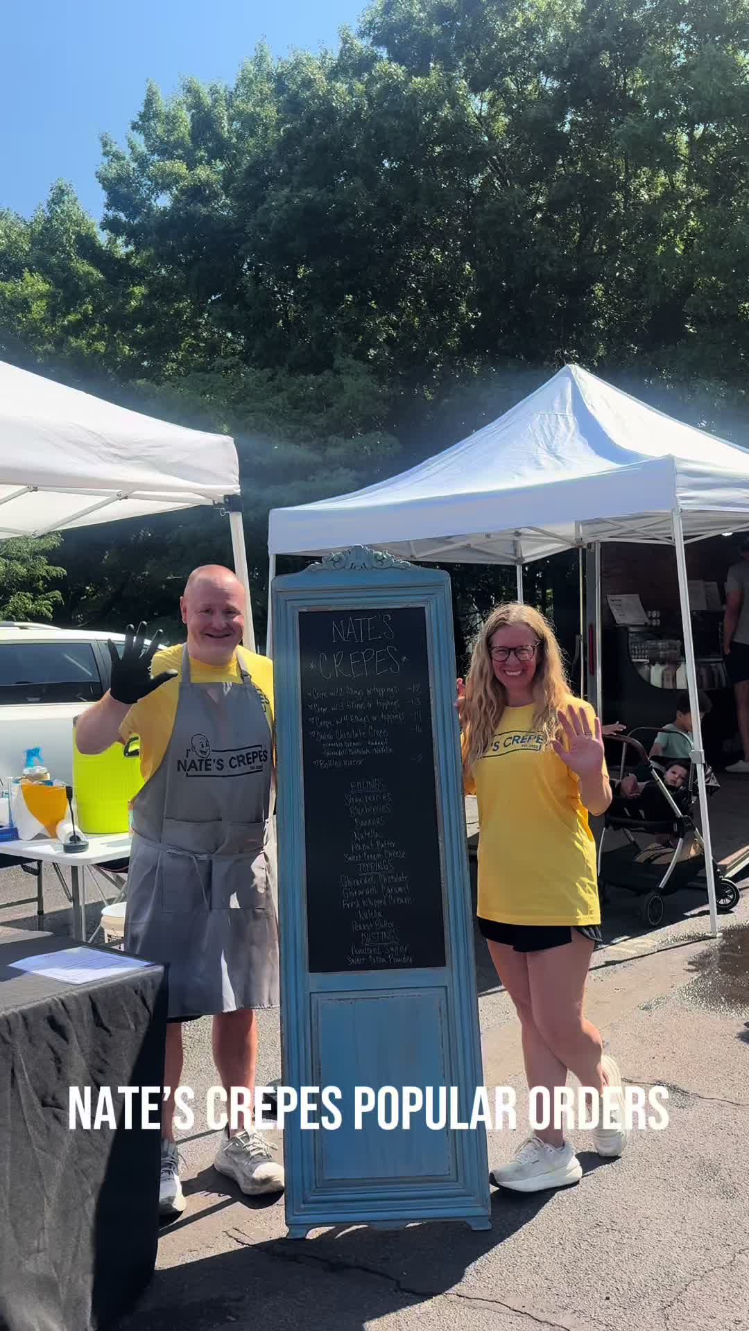 Nate’s Crepes closed for the 4th of July weekend announcement